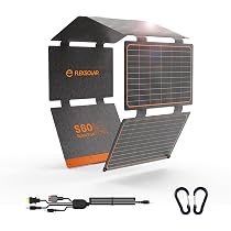 FlexSolar 60W Foldable Solar Panel, Portable Solar Charger with